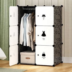 <span class=keywords><strong>Armario</strong></span> Portátil de 4 Columnas, Plegable, de Plástico Moderno, con 20 Cubos, Muebles de Dormitorio, Muebles para el Hogar, Plástico PP, 1 Pieza/caja - Product Image 3