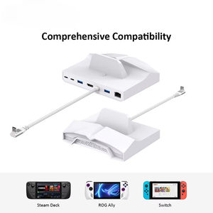 <span class=keywords><strong>Station</strong></span> d'accueil RGB pour Steam Deck (OLED) ROG Ally Switch 2, 6-en-1 avec HDMI 4K60Hz, Ethernet 2.5G - Product Image 3
