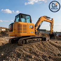 Prix d'usine – Excavatrice d'occasion 305.5E2, poids opérationnel 5,4 tonnes, godet de 0,22 m, puissance 31,1 kW