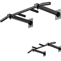 Barre de traction murale en acier pour usage domestique, à fixer sur poutre ou charpente, équipement de musculation pour la maison