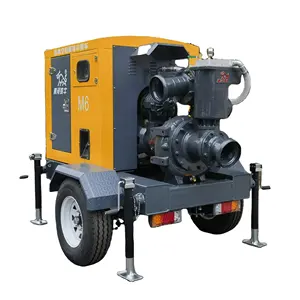 Máy bơm nước áp lực cao 20HP với động cơ diesel đúc sắt Null 24V M8 chân không cao tự mồi Bơm ly tâm động cơ diesel