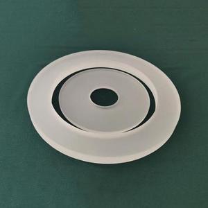 High Quality CNC Fused Silica Quartz <b>Glass</b> Ring Flange <b>Disc</b> for Welding and <b>Cutting</b> Semiconductor Application - Product Image 3