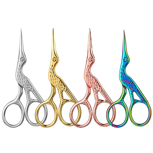 Kéo cắt đa năng bằng thép không gỉ cao cấp kiểu cổ điển hình chim cần cẩu, dùng trong gia đình, tự làm - Product Image 1