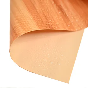 PVC ermetico laterale telone rotolo buona saldatura tessuto in poliestere con rinforzo torsione per uso domestico tessile in barche da caccia