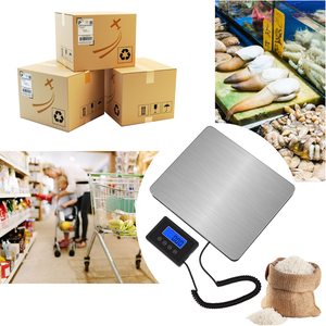 Plataforma Logística Portátil, Báscula Digital para Envíos Postales, Báscula Electrónica de Alta Precisión de 180 kg/200 kg para Mascotas/Almacenes/Granjas - Product Image 6