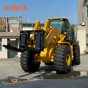 RUNTX 21 Ton Forklift Diesel dengan Weichai 162kw roda mesin pemuat untuk penanganan blok batu tambang - Product Image 5