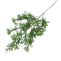 Kleinblättriges Grünzeug Langstieliges Fünf-Sterne-Gras Künstlerlieblings-Plastik-Jasminblüten für Hochzeitsdekorationen