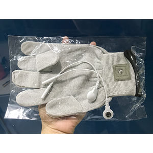 Guanti Conduttivi Elettrici <span class=keywords><strong>in</strong></span> Fibra d'Argento per Massaggio Mani, Unità TENS per Fisioterapia - Product Image 5
