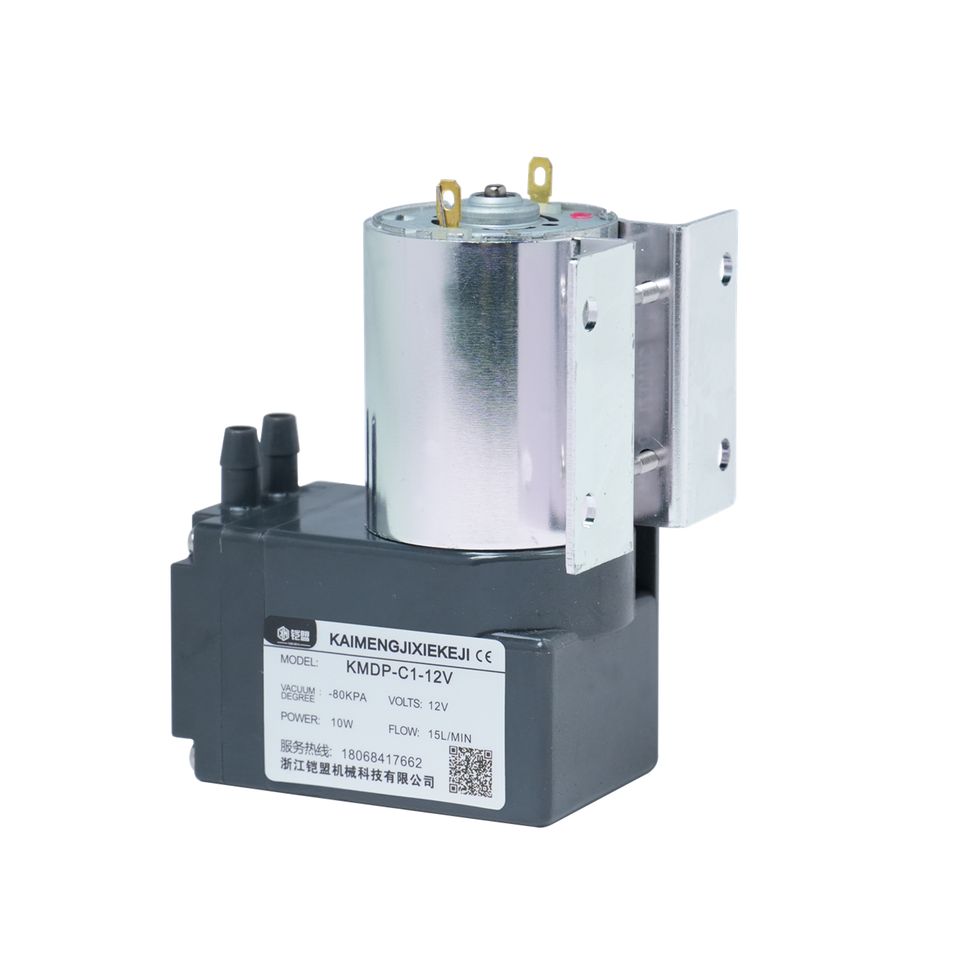 Mini-Vakuumpumpe 12V – 15 L/min, -80 KPa, 10W – Leise, öllos Für Medizin & Instrumente