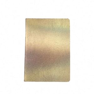 Agenda/Diario/Cuaderno de Composición A5 Mini con Cubierta de Cuero PU Dorado Personalizado, Encuadernación Térmica Ecológica - Product Image 4