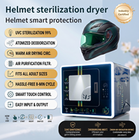 Distributeur automatique de nettoyage de mini-casques pour casques de moto et de vélo avec système de stérilisation et de paiement par QR