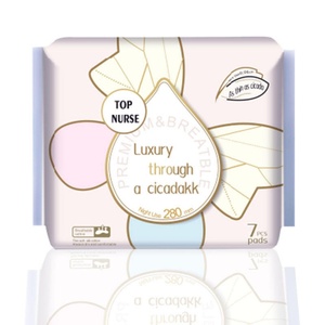 Toallas Sanitarias Ultrafinas con Alas, Chip de Anión y SAP Japonés de Súper Alta Absorbencia, Transpirables y Naturales, Paquete a Granel - Product Image 1
