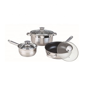 <strong>Induction</strong> Cookingware Cooking Cookware Soup Stainless Steelpot Sets and Pan Set Cookware for Outdoor - Product Image 3