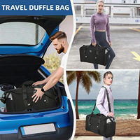 Sac de voyage à roulettes personnalisé avec logo, imperméable, grande capacité, sac de sport de plein air, sac de voyage pour hommes et femmes