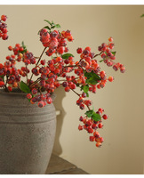 Bunga Sutra Buatan Bentuk Blueberry Buatan Tangan Modern Gaya Nordik Kesegaran Dekorasi Interior Rumah Ruang Tamu Alat Peraga Fotografi