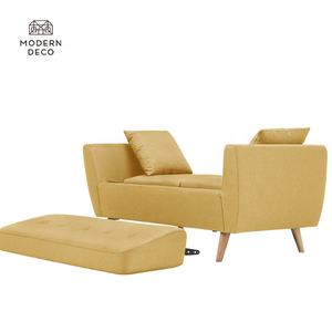 Canapé moderne, canapé démontable RTA KD, meilleur mobilier à assembler soi-même, cadre en bois jaune crème, canapé <span class=keywords><strong>2</strong></span> <span class=keywords><strong>places</strong></span>, sièges, Lugares Er - Product Image 2