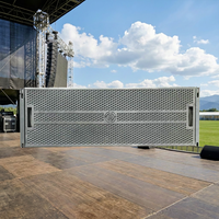 Haut-parleur Line Array externe à trois voies de performance professionnelle de grande envergure, série LS3 MRL, avec aimant néodyme, 8 Ohm 250W, enceinte en bois LF