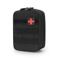 Trousse de premiers secours tactique de style outdoor en polyester Oxford, kit d'urgence portable pour les voyages et les activités de plein air