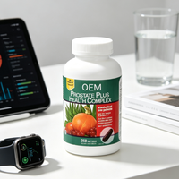OEM ODM Vente Chaude 250 Gélules Molles Prostate Plus Health Complex pour le Soutien de la Santé de la Prostate, Favorise la Santé Masculine