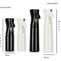 Bouteille pulvérisateur à brume continue 150ml 200ml 300ml, flacon en plastique pour désinfection à l'alcool, pulvérisateur automatique à pompe pour salon de coiffure