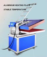 Presse à chaud manuelle de sublimation grand format 50X70 60X80 80X100 pour l'impression numérique par transfert de verre