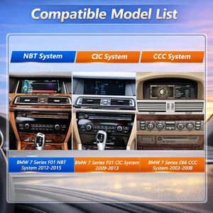 Écran tactile de voiture sans fil Apple Carplay 4 en 1 avec système Linux pour <span class=keywords><strong>BMW</strong></span> Série <span class=keywords><strong>7</strong></span> F01 E66 2003-2008 CCC - Product Image 2