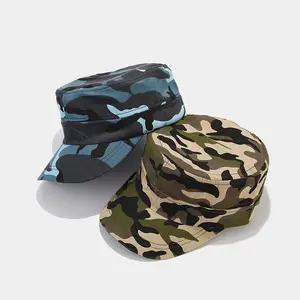 Sports Caps 2023 Outdoor Camo Best Quality Summer Fishing Sun Visor Hat Camping Flat Top Camouflaged Baseball Cap