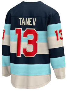Nuevas Camisetas de Hockey sobre Hielo Bordadas de Brandon Tanev <span class=keywords><strong>13</strong></span>, Matty Beniers 10, Yanni Gourde 37, Philipp Grubauer 31 y Eberle 7 - Product Image 2