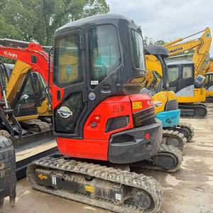 Mini-excavatrice sur chenilles hydraulique Kubota U35 d'occasion de marque japonaise originale à vendre à prix avantageux - Product Image 1