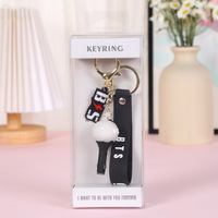 Mini porte-clés lumineux 3D, pendentif, merchandising Bangtan Boys, porte-clés mignon, pendentif de sac KPOP, cadeaux pour les fans