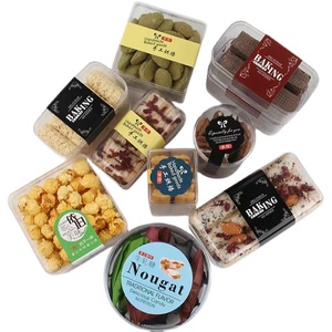 Boîte en plastique rectangulaire transparente pour <span class=keywords><strong>mousse</strong></span>, dessert, bonbons, biscuits, gâteau et tiramisu, pour le stockage des aliments - Product Image 4