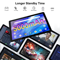 Tablette éducative Veidoo 10 pouces WiFi 6 Android Octa Core 8 (4+4) Go de RAM 128 Go de ROM Double caméra 5000 mAh Nouvelle tablette éducative