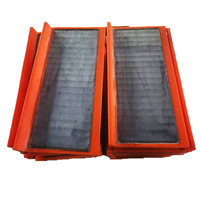 Maille de tamis composite polyuréthane-acier inoxydable durable, panneau tamis SS-PU haute tension pour déshydratation et criblage fin