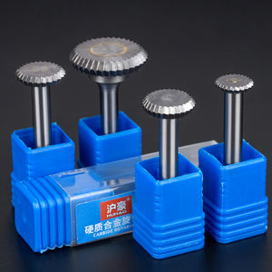 Huhao carbide burr Bộ Cắt đơn quay Burr <span class=keywords><strong>bit</strong></span> với 6mm(1/4 ") Shank 12-25mm <span class=keywords><strong>bit</strong></span> chết máy xay công cụ quay - Product Image 4