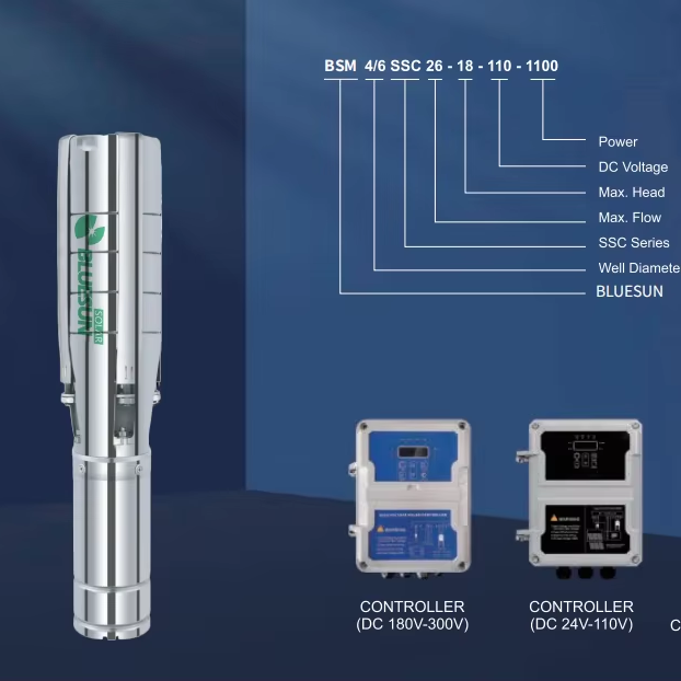 Whole Water Pump System for Farm Use with Solar Panel Inverter Mounting System for Agriculture Irrigation