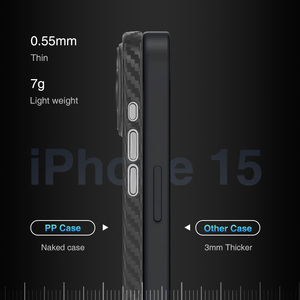 Coques de téléphone portables en PP ultra-fines de 0,55 mm pour <span class=keywords><strong>iPhone</strong></span> 16, <span class=keywords><strong>coque</strong></span> en <span class=keywords><strong>carbone</strong></span> Siber ultra-fine pour <span class=keywords><strong>iPhone</strong></span> 15 <span class=keywords><strong>14</strong></span> 13 12 11 <span class=keywords><strong>Pro</strong></span> <span class=keywords><strong>Max</strong></span> - Product Image 6