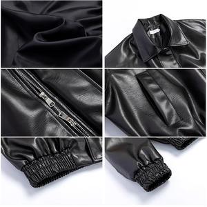 Giacca Varsity da Baseball Bomber da <span class=keywords><strong>uomo</strong></span> <span class=keywords><strong>di</strong></span> alta qualità con Logo ricamato personalizzato nuova giacca Varsity in <span class=keywords><strong>pelle</strong></span> - Product Image 4