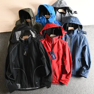 PDEP S-3XL Composite fleece windproof and waterproof winter men's outdoor jacket