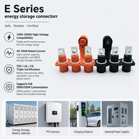 Connecteur de stockage d'énergie en cuivre à prix d'usine 45-350A 1000-2000V Adaptateur IP67