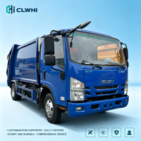 Camion Compacteur de Déchets Isuzu 4x2 Grande Capacité en Promotion, Camion de Compression des Déchets pour le Service de Collecte Urbaine