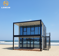 Maisonnette Modulaire de Luxe Personnalisable de 40 pieds, Détachable, Respirante, Portable, Pliable, en Panneaux Sandwich, Garantie 1 An