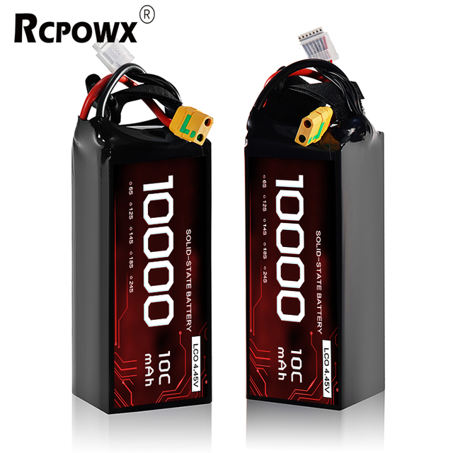 Rcpowx Hot Sale Factory Direct Price LEIDA LD034-10000 6S 12S 10000mAh Solid State Lithium Battery for Drone with 1000+ Cycles