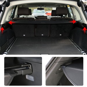 NIAO - Accesorios Interiores para Automóviles de Lona Estilo Ejecutivo, Cubierta Retráctil para <span class=keywords><strong>Maletero</strong></span> de <span class=keywords><strong>Audi</strong></span> <span class=keywords><strong>Q7</strong></span> 2007-2015 - Product Image 3