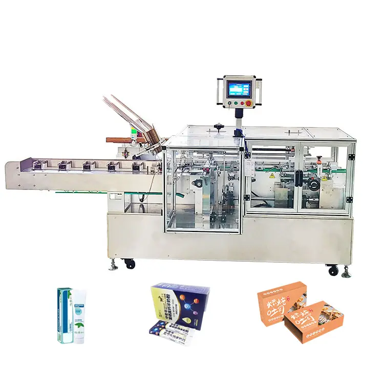 Volledig Automatische Cosmetische Parfum Flesjes Masker Bar Zeep Kartonnen Doos Verpakking Machine Verticale Verpakking Cartoning Machine