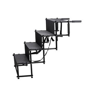 Lager verstellbare grenz überschreitende Auto halterung Tragbare Hundes tufen Robustes Metall Oxford Stoff Faltbare Lagerung Haustier Auto Kletter leiter - Product Image 5