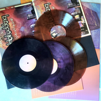 Couverture de disque vinyle personnalisée 12 "vinyle LP plat et emballage de pochette en carton pliable pour portail