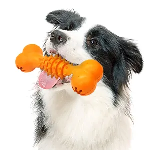 Pelota Para Perro Oem/Odm Pet Toy Doy Rubber Dog Chew Toy Orange Durable Dog Pet Chew Toys