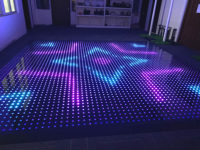 Sunway-lumières de scène Led RGB Disco, sans fil