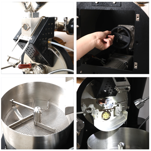 Máy rang cà phê bằng màn hình cảm ứng, dung tích 1kg 2kg 3kg 5kg 12kg, dùng cho gia đình và thương mại, rang hạt cà phê xanh - Product Image 3