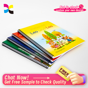 Livres d'apprentissage pour enfants à reliure spirale Alphabet Livres de coloriage pour enfants écologiques personnalisés - Product Image 5